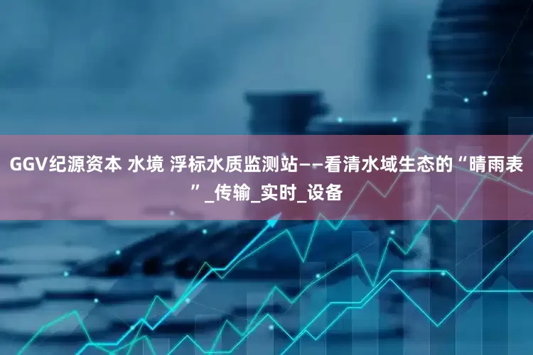 GGV纪源资本 水境 浮标水质监测站——看清水域生态的“晴雨表”_传输_实时_设备
