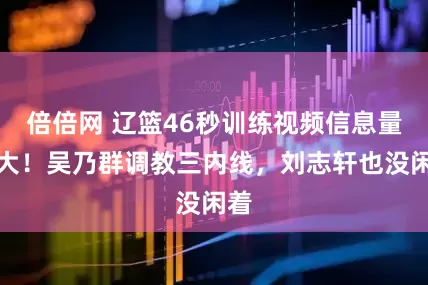 倍倍网 辽篮46秒训练视频信息量很大！吴乃群调教三内线，刘志轩也没闲着