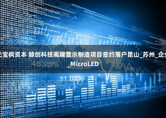 元宝枫资本 錼创科技高端显示制造项目签约落户昆山_苏州_企业_MicroLED