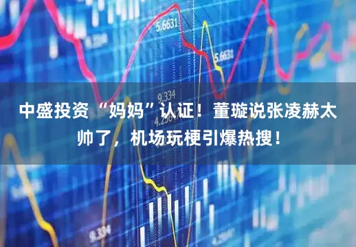 中盛投资 “妈妈”认证！董璇说张凌赫太帅了，机场玩梗引爆热搜！